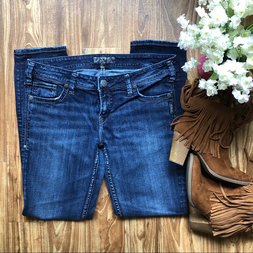 Silver Aiko Skinny Jean